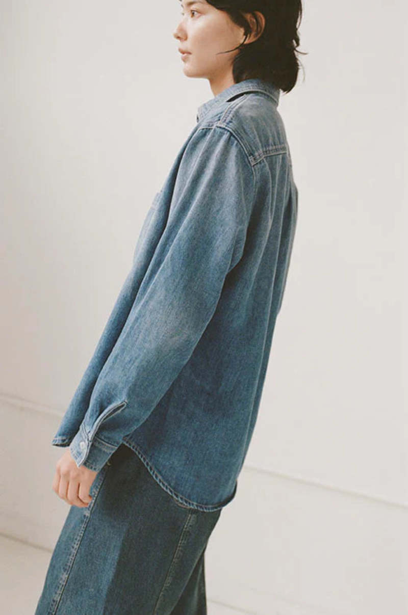 Shaina Mote Denim Pocket Shirt