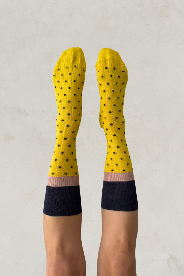 Exquisite J Mini-Dots Socks - Sun & Night