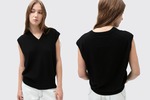 Extreme Cashmere Spencer Vest - Raven - Thumbnail 1