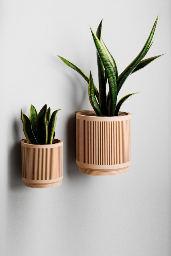 Modernized Pottery Hanging Stream Wall Planter