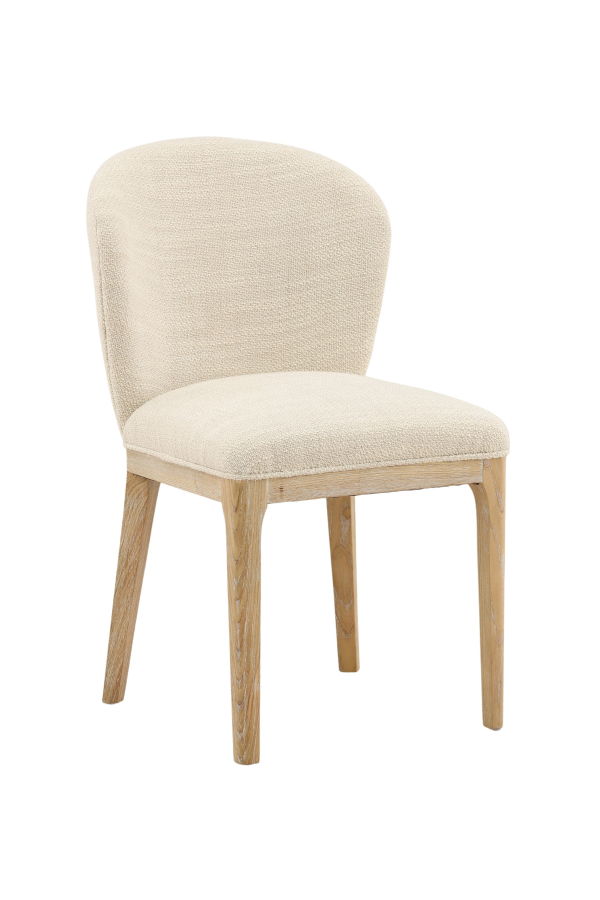 Dovetail Furniture Keiran Upholstered Dining Chair - Light Natural