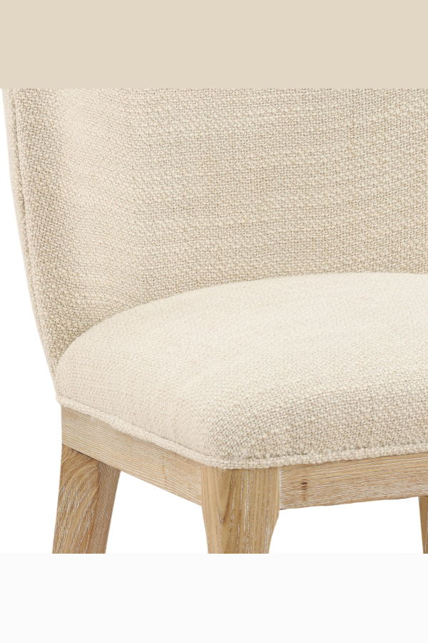 Dovetail Furniture Keiran Upholstered Dining Chair - Light Natural