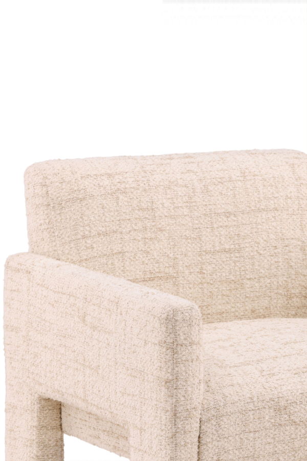 Dovetail Furniture Pia Tweed Upholstered Dining Chair