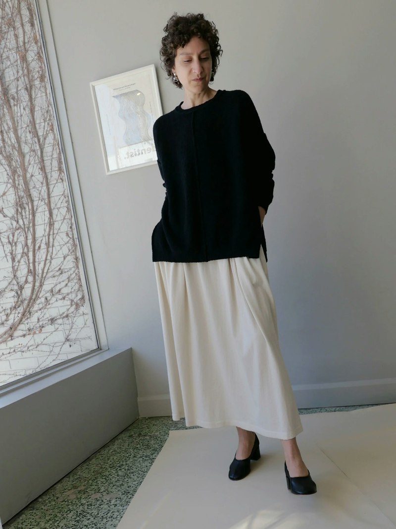 Lauren Manoogian Boucle Crewneck Sweater - Black