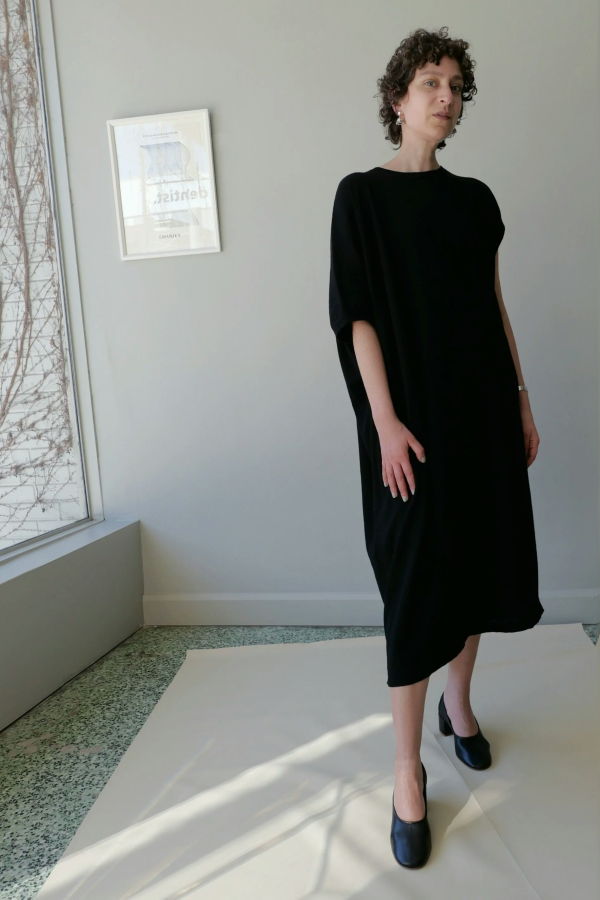 Lauren Manoogian Askew Caftan Dress - Black