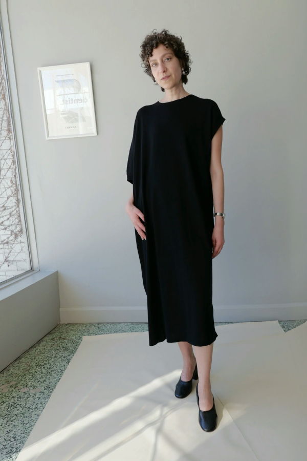 Lauren Manoogian Askew Caftan Dress - Black