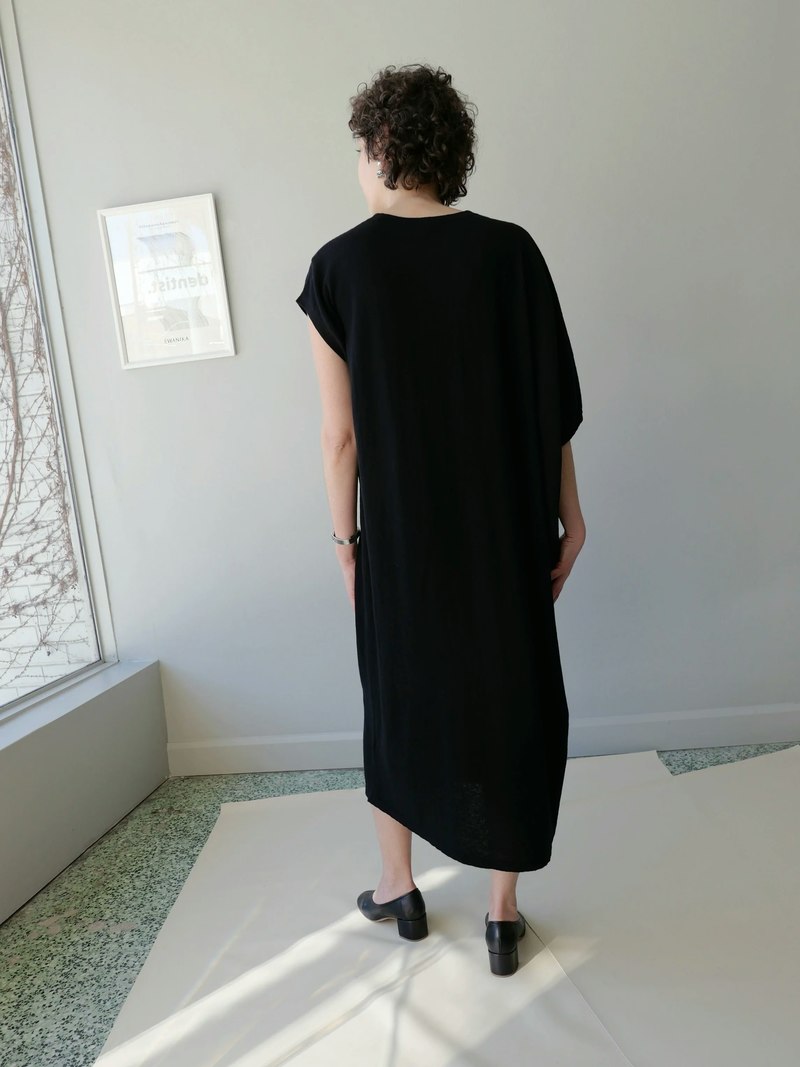 Lauren Manoogian Askew Caftan Dress - Black