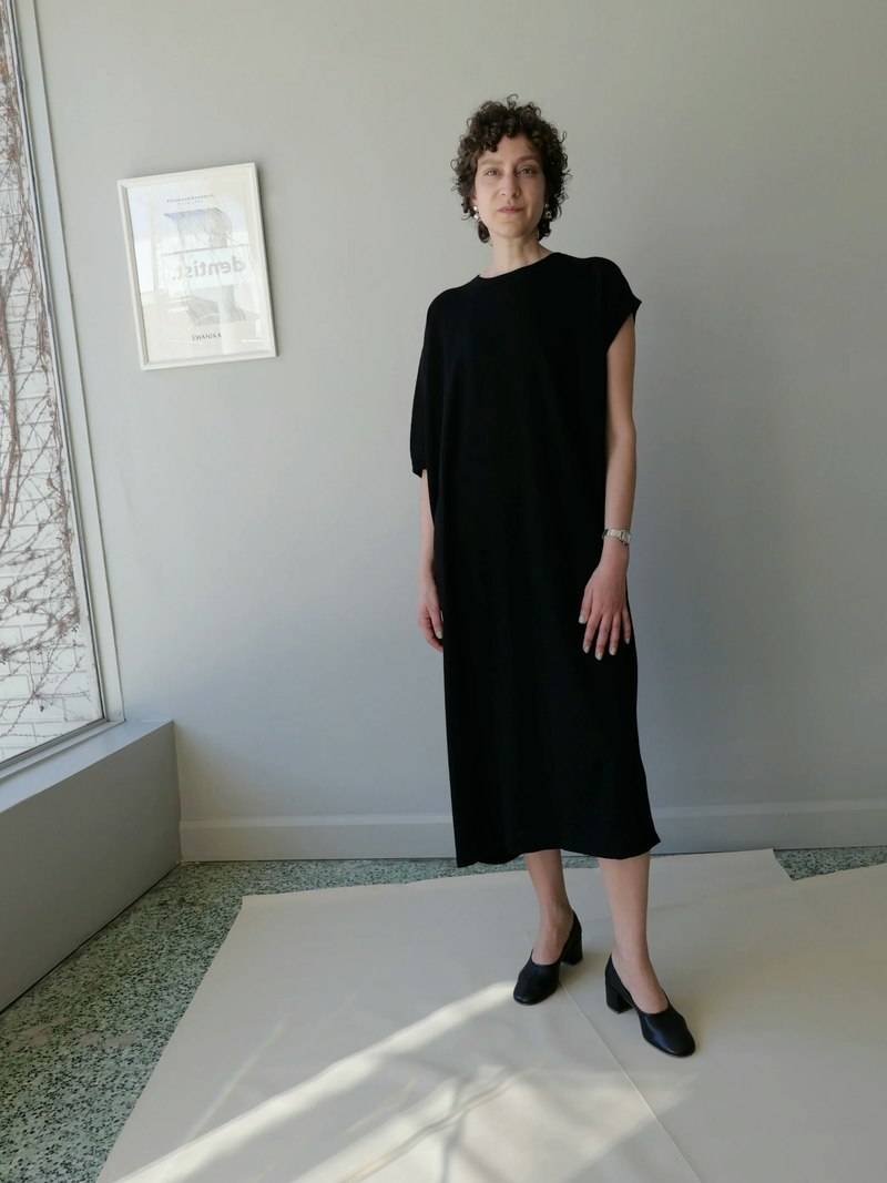 Lauren Manoogian Askew Caftan Dress - Black