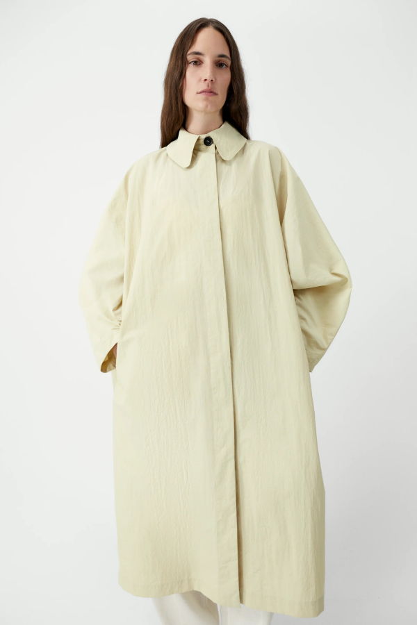 Cordera Batwing Trench Coat - Butter