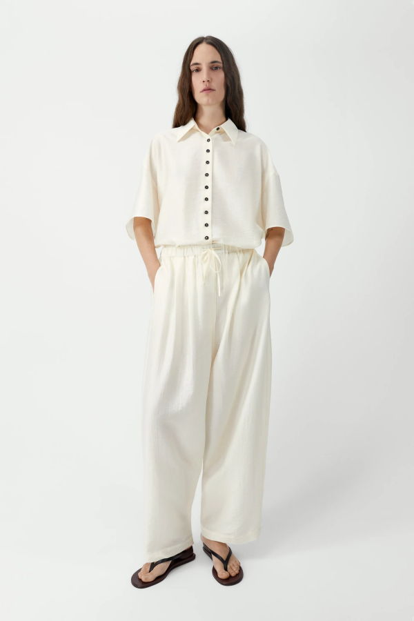 Cordera Maxi Pants - Marfil