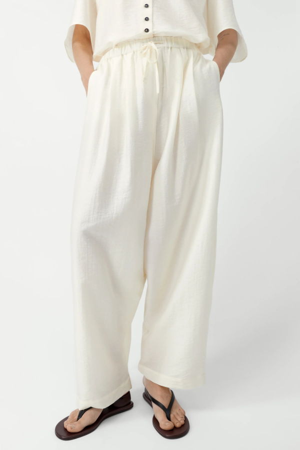 Cordera Maxi Pants - Marfil