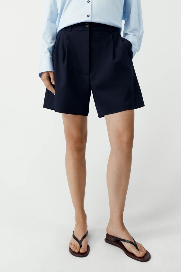 Cordera Tailored Shorts - Navy