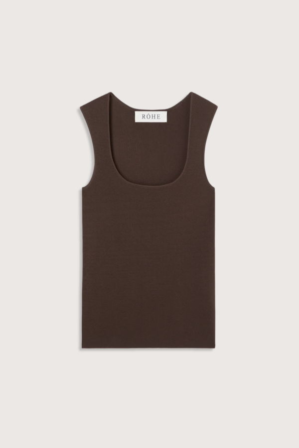 Rohe Bustier Shaped Knit Top - Dk. Choco