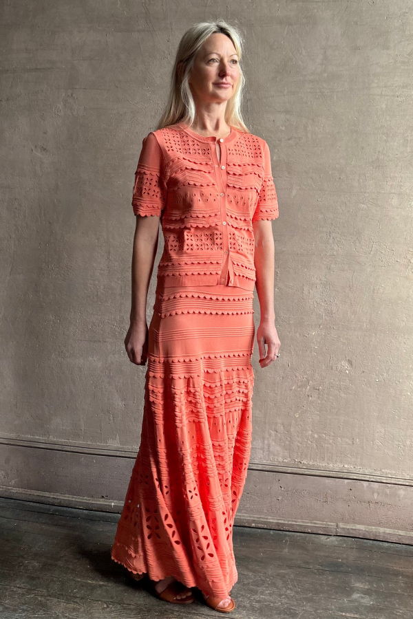 Ulla Johnson Abriana Eyelet Knit Cardigan