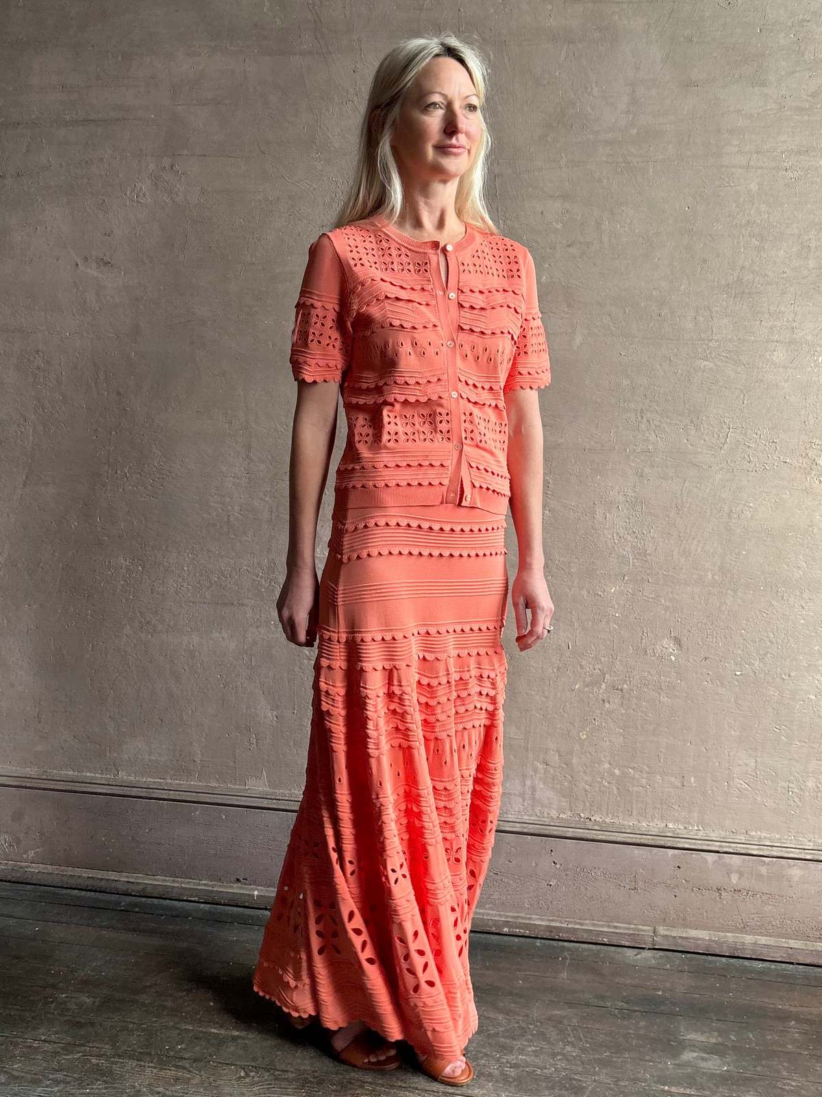 Ulla Johnson Abriana Eyelet Knit Cardigan - Image 1 of 6