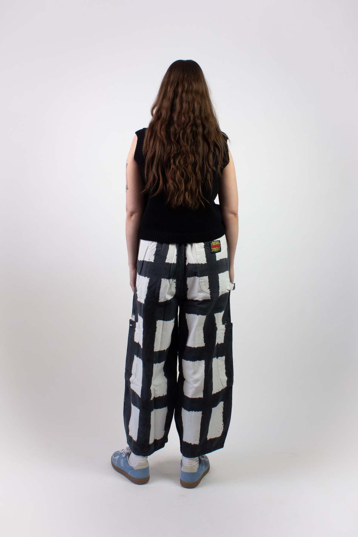 Meals Canvas Chef Pant - Licorice Check - Image 5 of 6