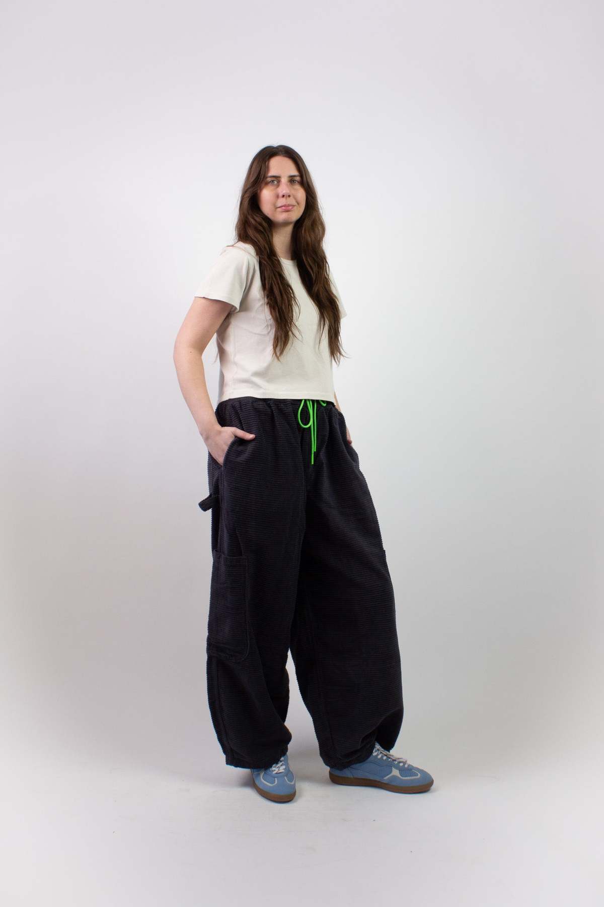 Meals Horizontal Corduroy Chef Pant - Black Sesame - Image 3 of 7