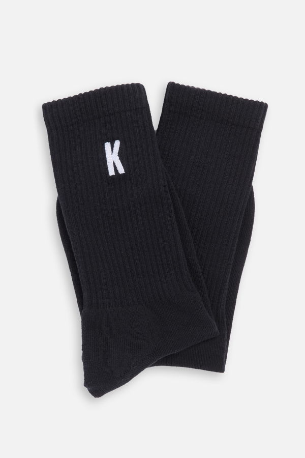 KROST Terry Rib Socks 2 Pack - Black