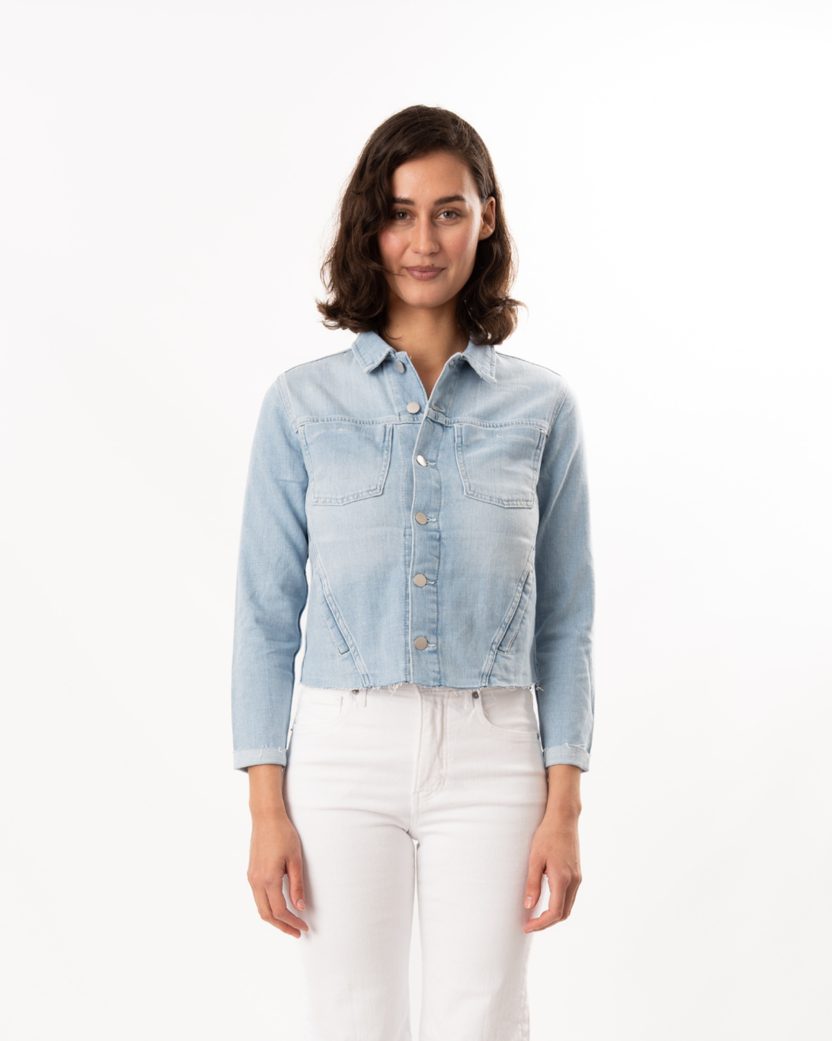 L'agence Janelle Slim Raw Jacket - Bayridge - Image 1 of 5