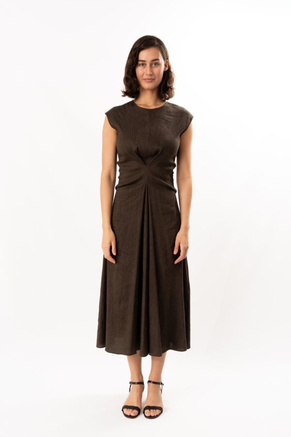 Proenza Schouler Miranda Dress - Coffee