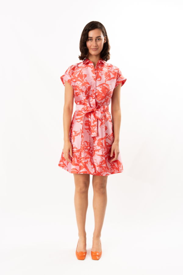 FINLEY Short Chantel Dress - Pink/Coral
