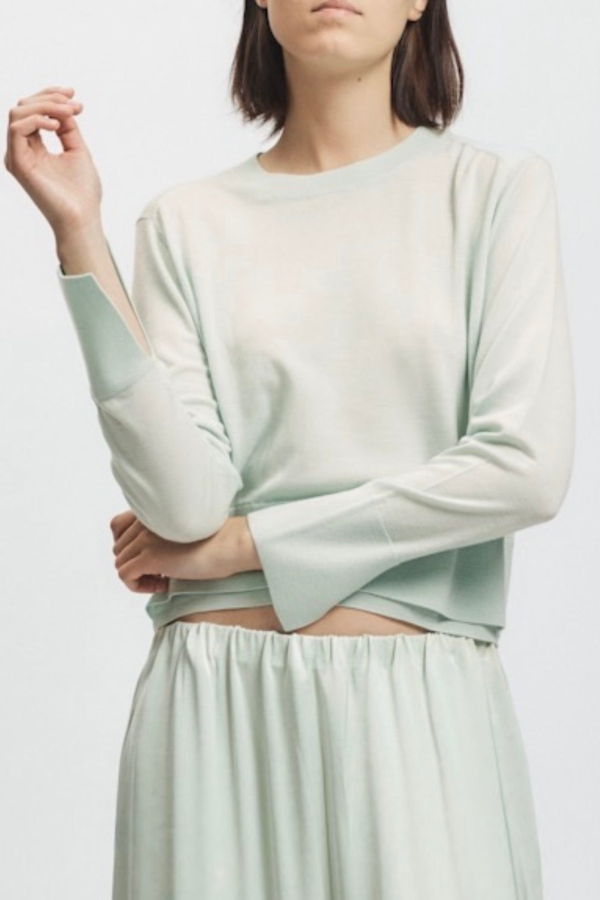 Saint Art Elodie Layered Knit Crewneck