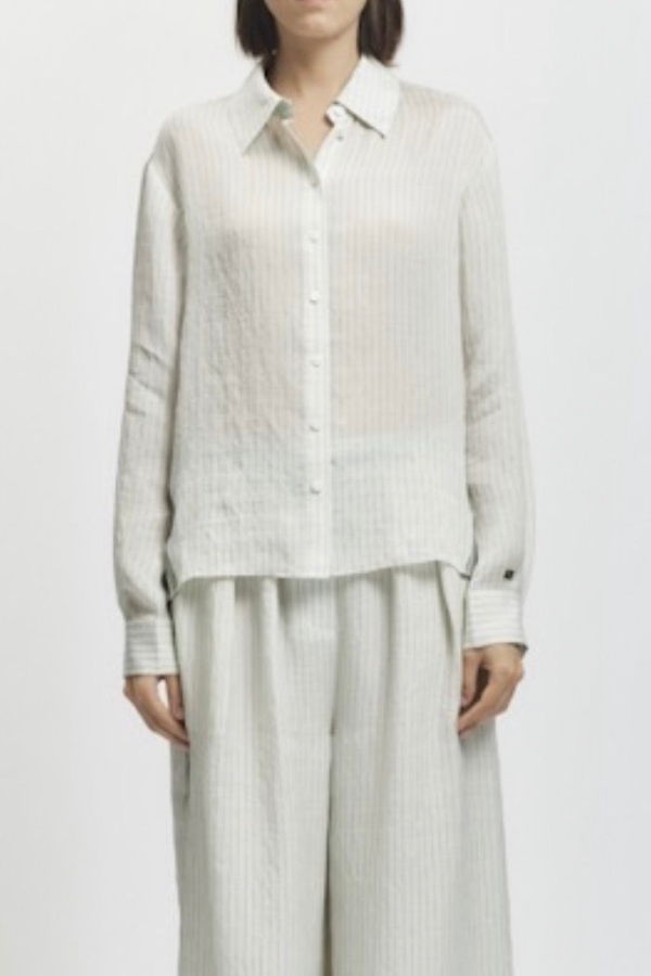 Saint Art Lanette Pinstripe Blouse