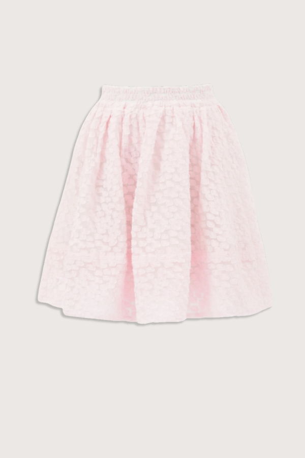Odeeh Fil Coupe Dot Bubble Skirt - Rose Petal