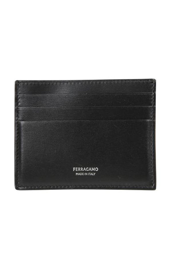 Ferragamo Business Card Wallet - Black