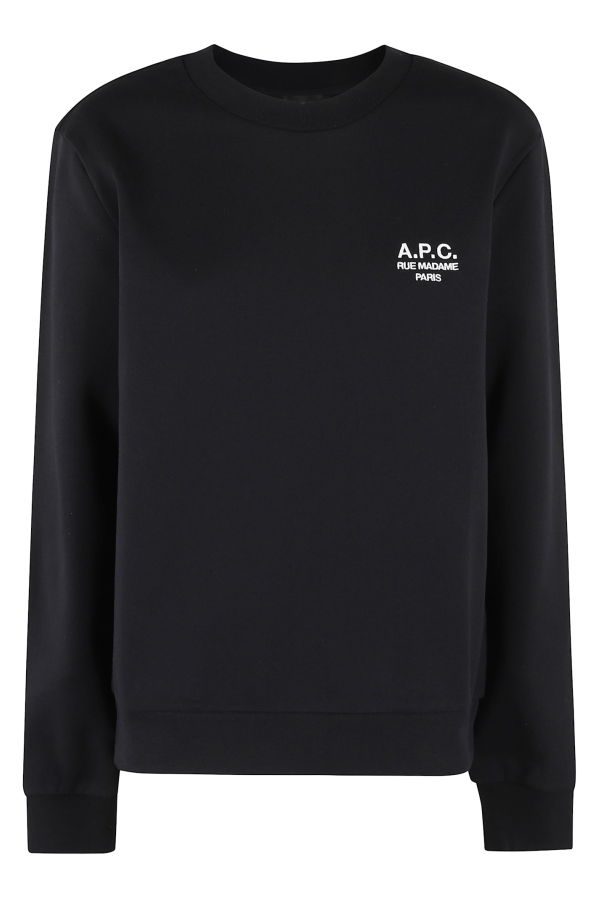 A.P.C. Sweat Standard Rue Madame Sweatshirt - Black/White