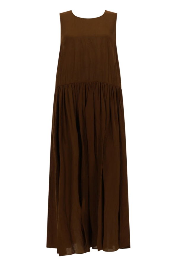 Uma Wang Adral Midi Dress - Brown