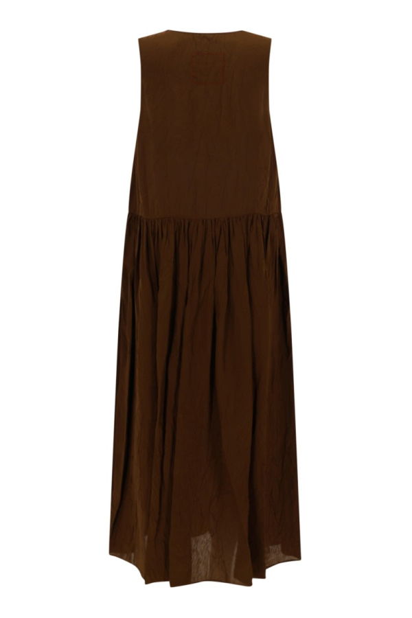 Uma Wang Adral Midi Dress - Brown