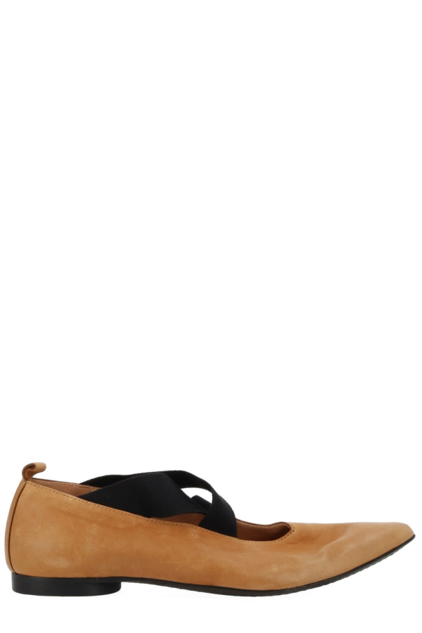 Uma Wang Pointed Ballerina - Beige