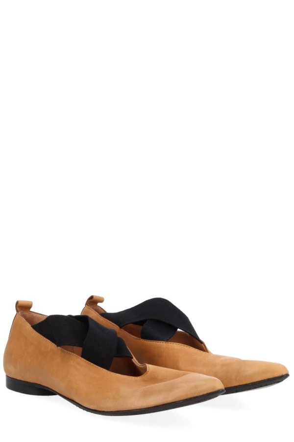 Uma Wang Pointed Ballerina - Beige