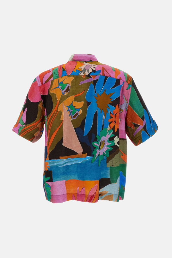 PAUL SMITH Short-Sleeve Patterned Shirt - Multicolor