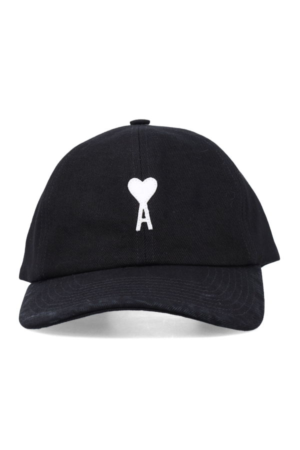 Ami Alexandre Mattiussi Ami De Coeur Felt Cap - Black