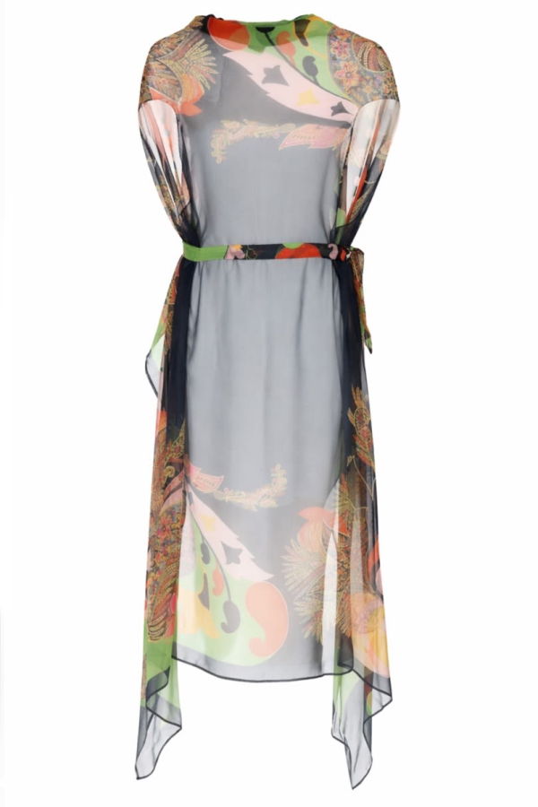 Etro Gilet In Organza Vest - Multicolour