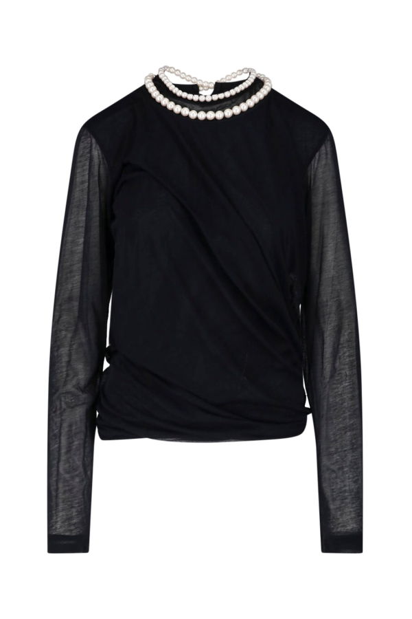 JUNYA WATANABE Pearl Sweater - Black