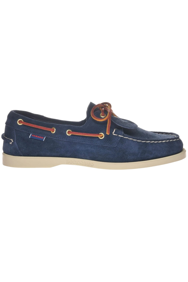 Sebago Portland Artisan Boat Shoes - Dark Blue