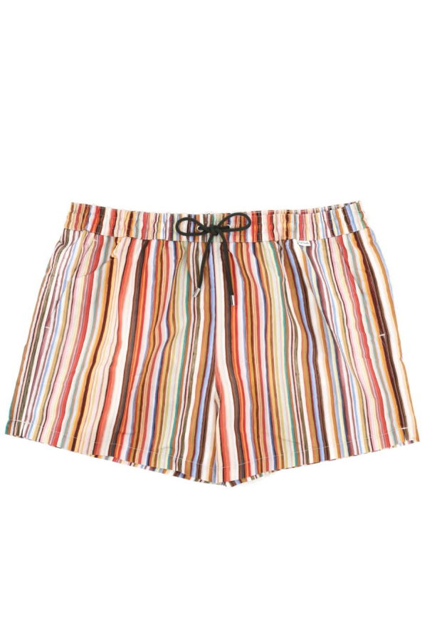 PAUL SMITH Costume Da Bagno Painted Signature Stripe Swimwear - Multicolour