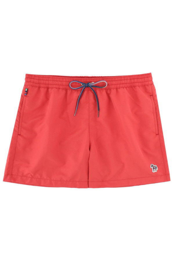 PAUL SMITH Costume Da Bagno Con Logo Swimwear - Pink