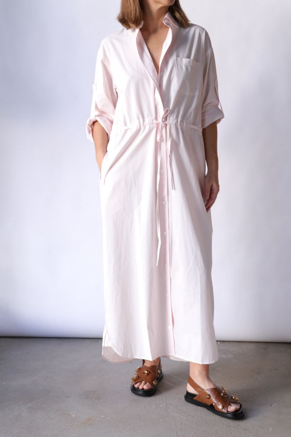 MARIA McMANUS Drawstring Shirt Dress