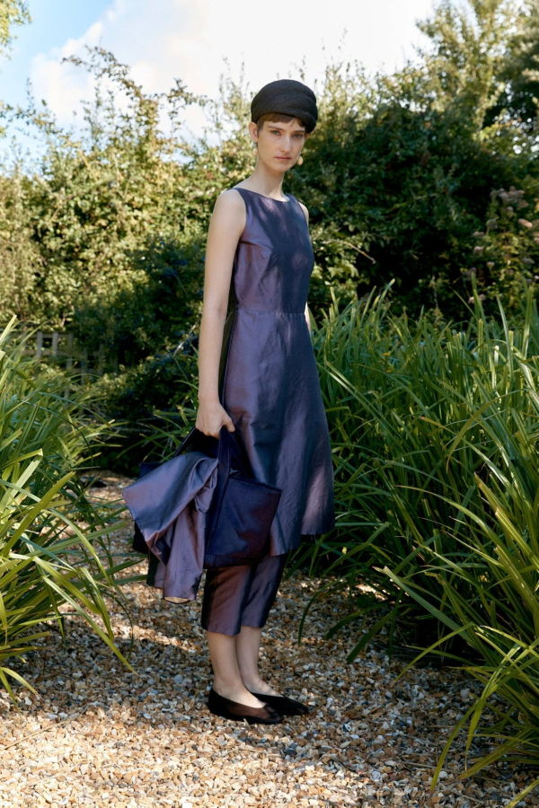 CAWLEY STUDIO Clara Jumpsuit in Silk Dupion