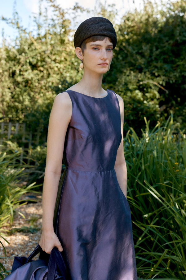 CAWLEY STUDIO Clara Jumpsuit in Silk Dupion