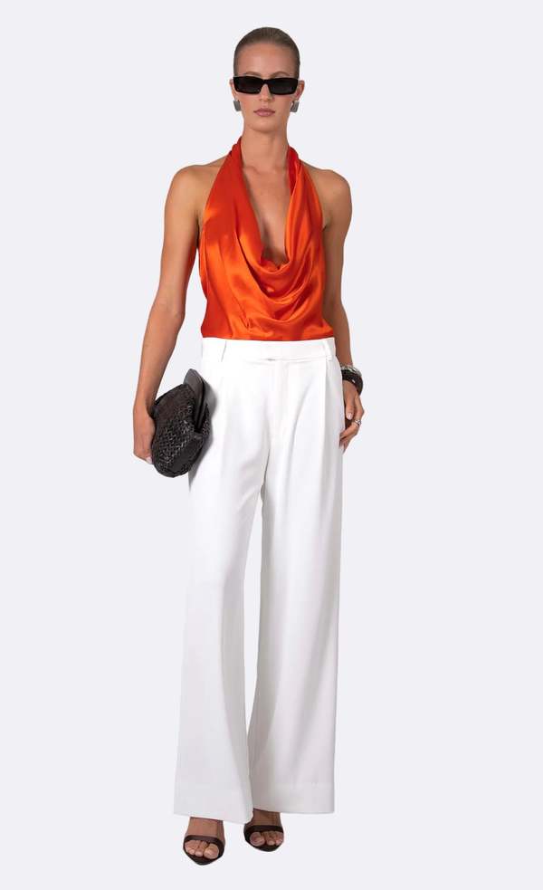 Nonchalant Label Claudia Pant - White