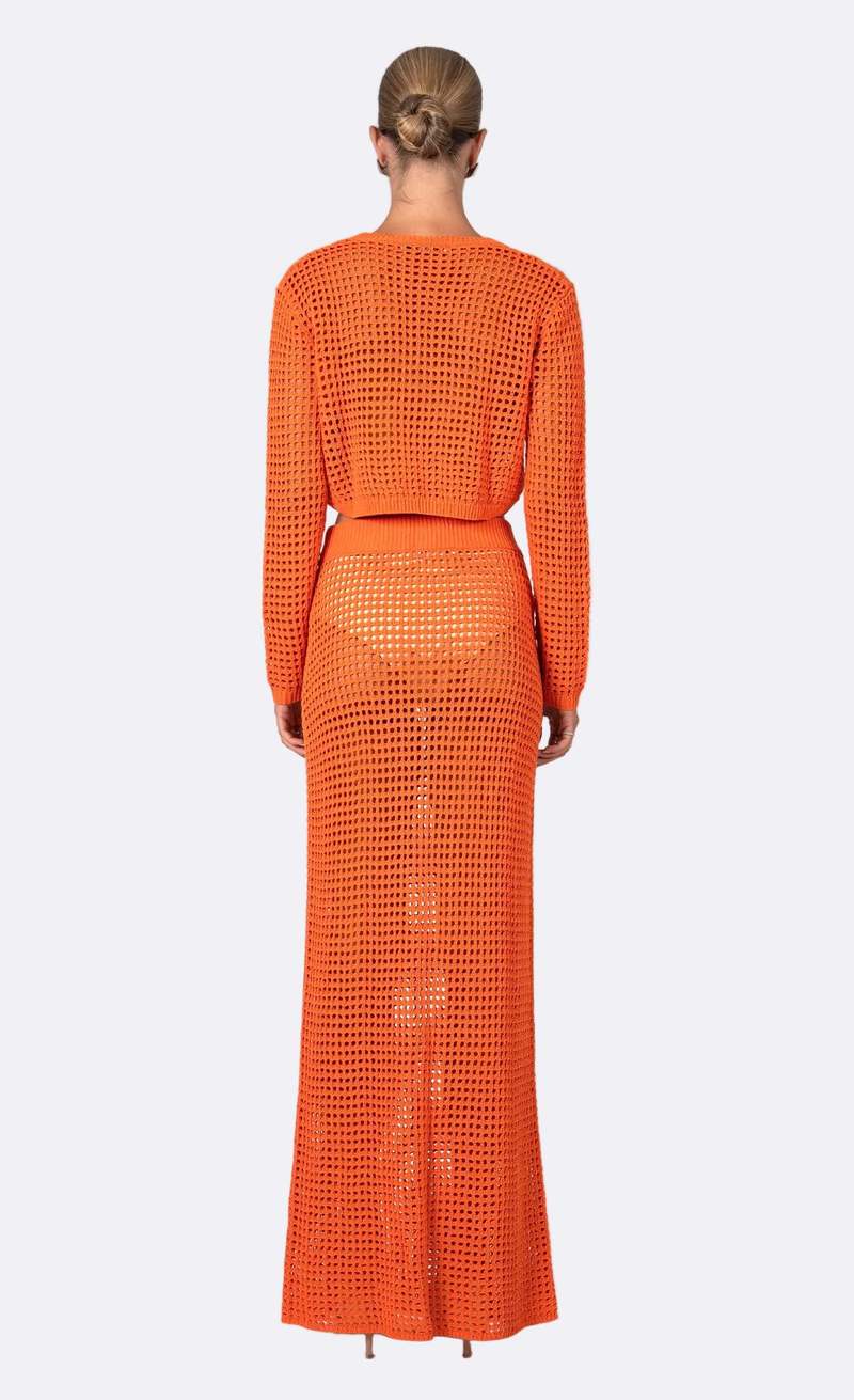 Nonchalant Label Jovi Crop Top - Aperol