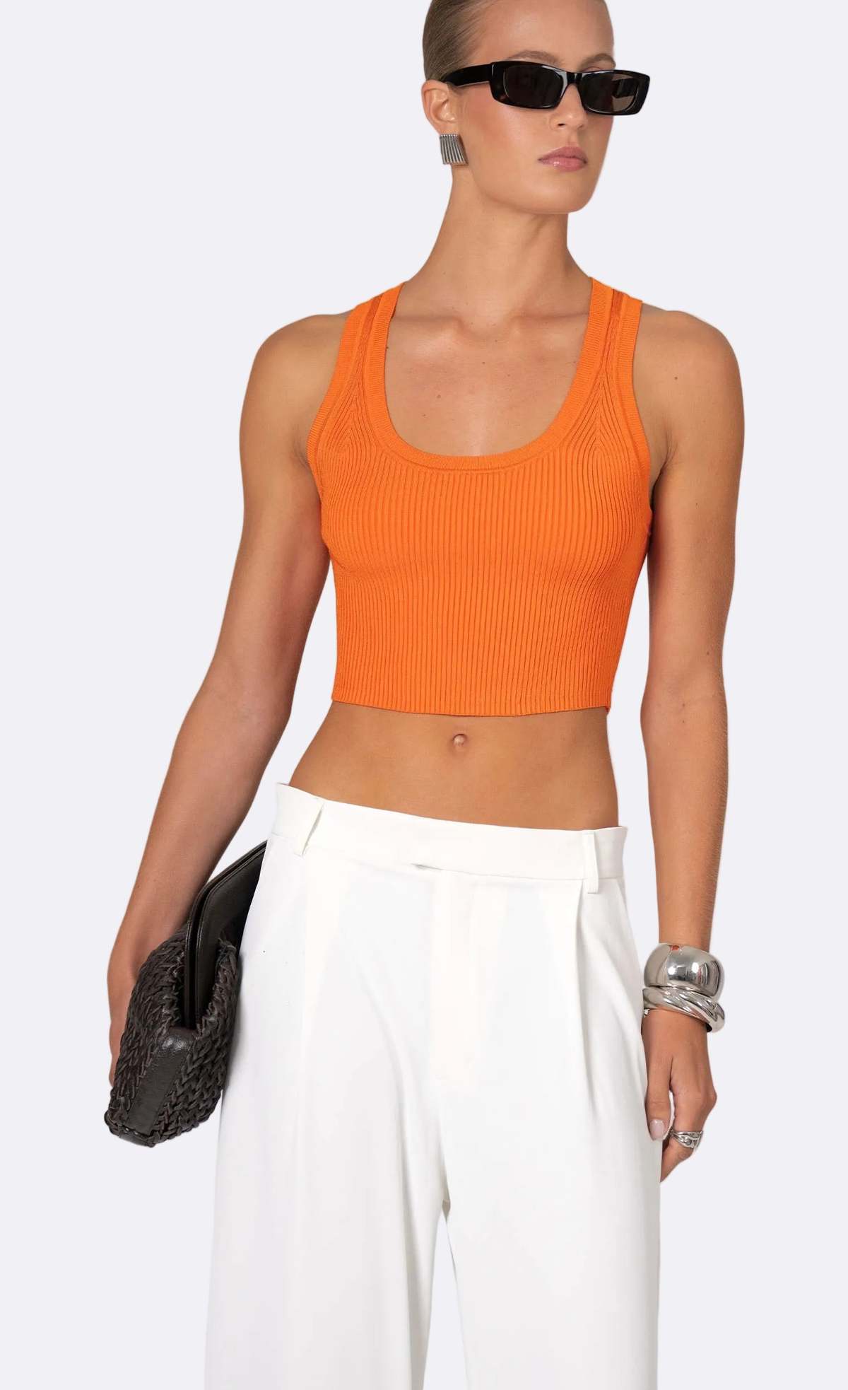 Nonchalant Label Eve Crop Top - Aperol - Image 1 of 4