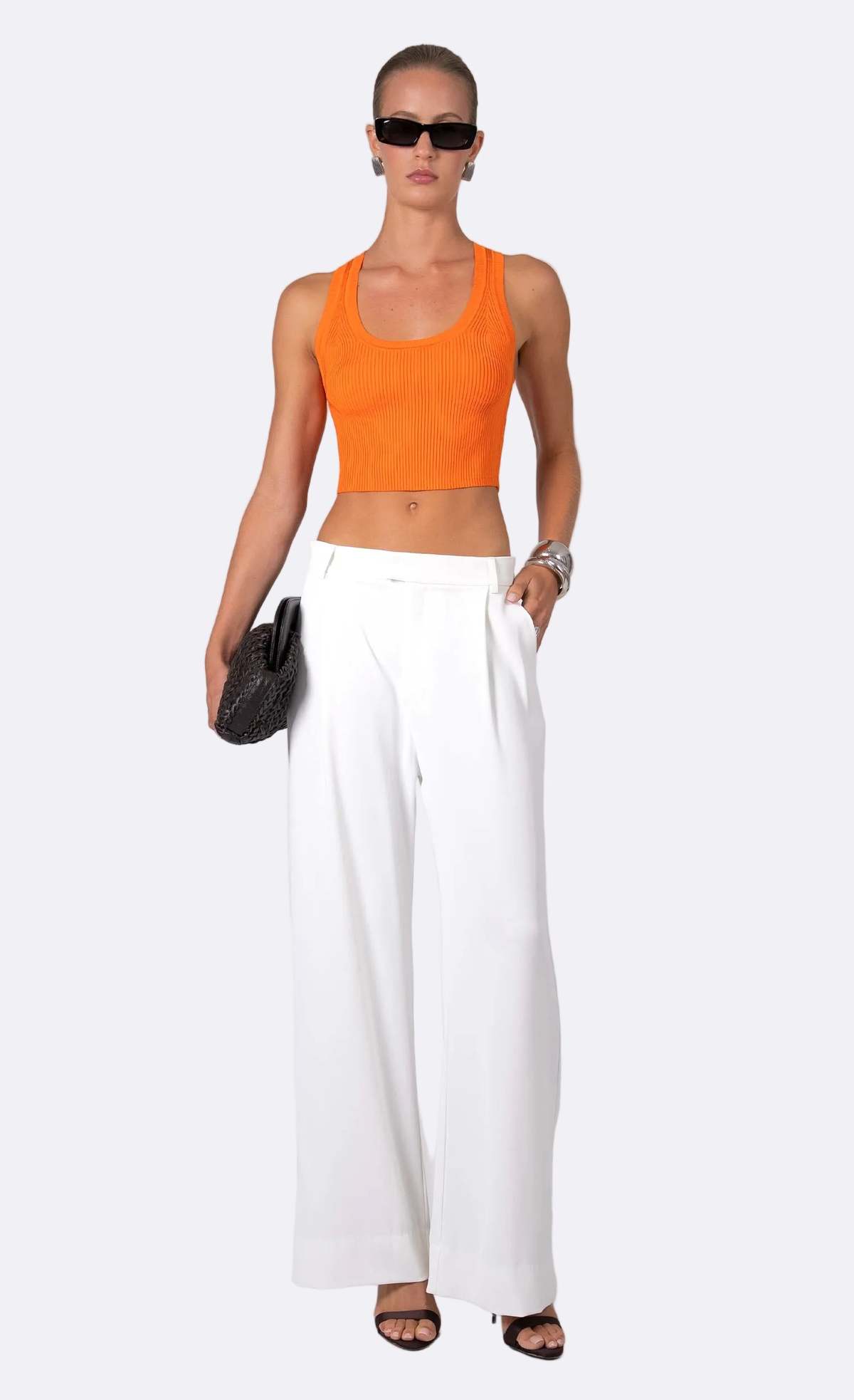 Nonchalant Label Eve Crop Top - Aperol - Image 2 of 4