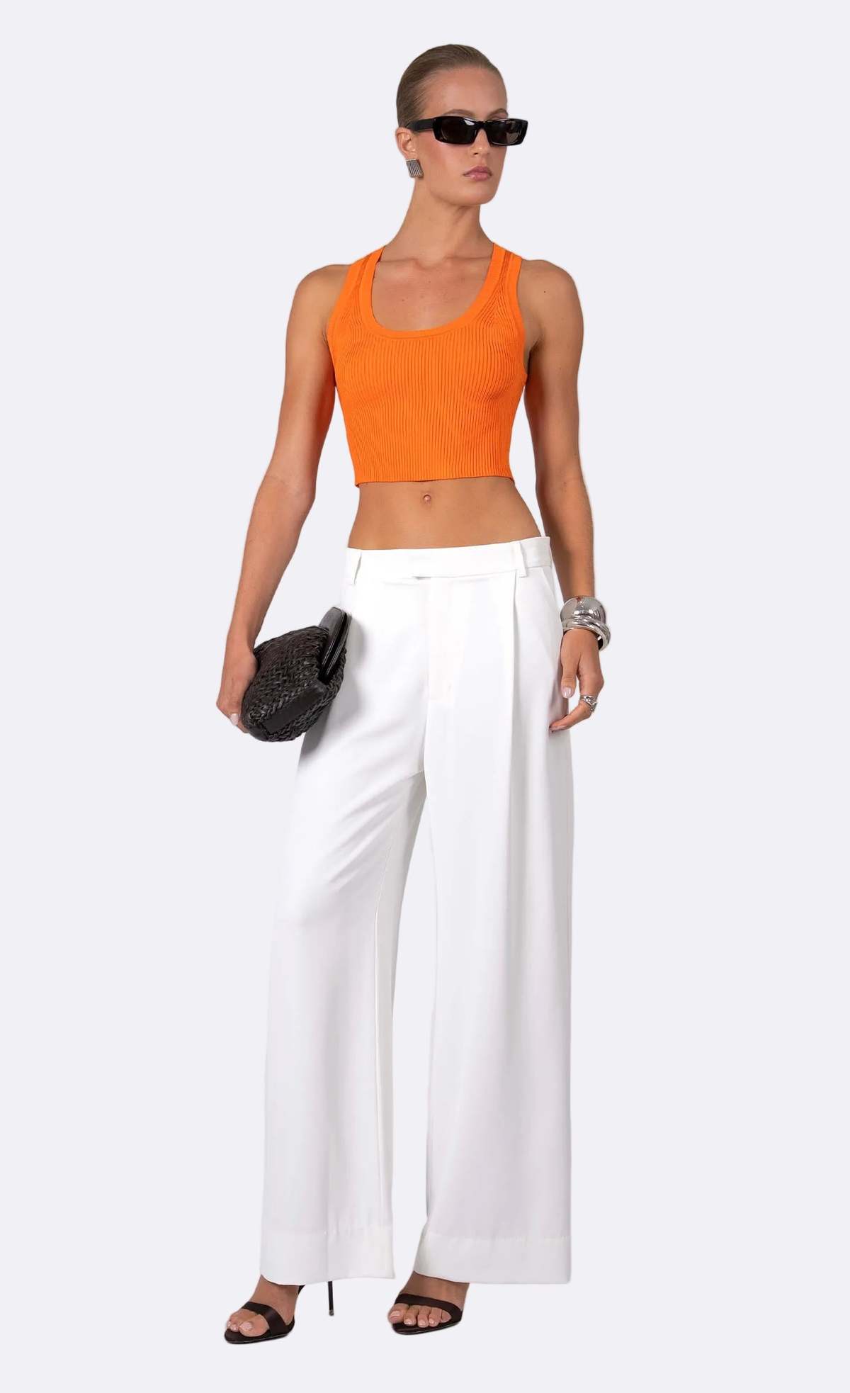 Nonchalant Label Eve Crop Top - Aperol - Image 3 of 4