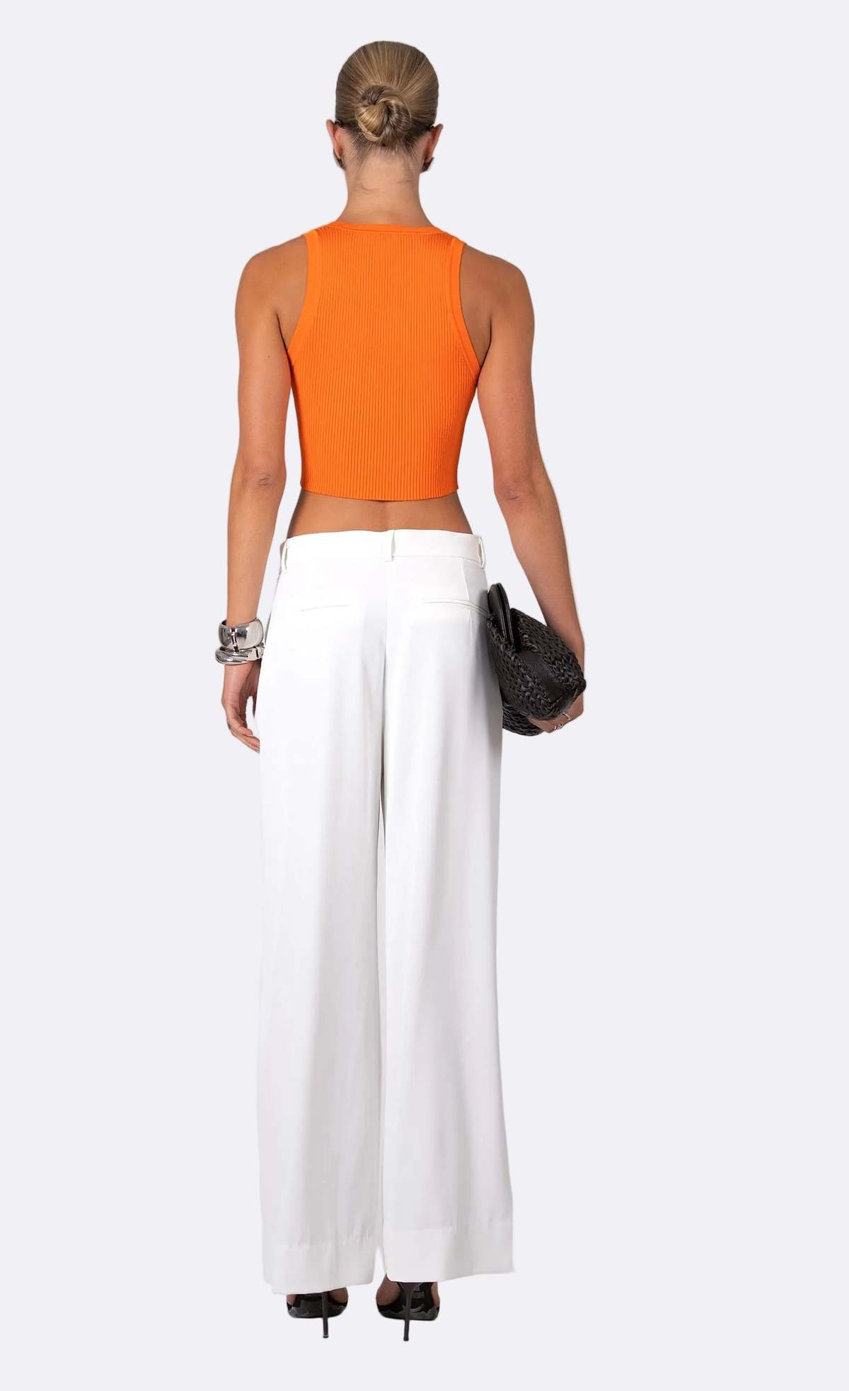 Nonchalant Label Eve Crop Top - Aperol - Image 4 of 4